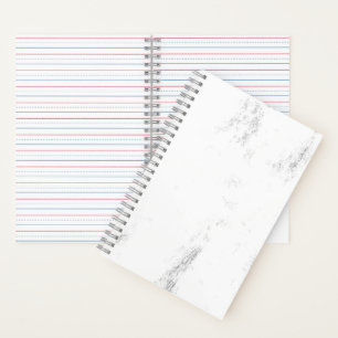 Minimalist Monochrome Grunge Texture Notebook