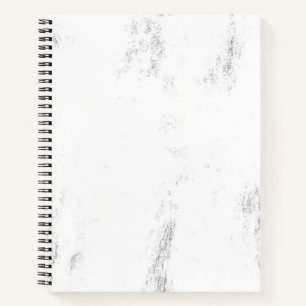 Minimalist Monochrome Grunge Texture Notebook