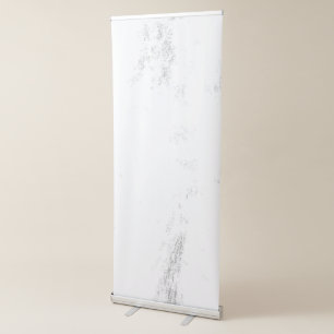 Minimalist Monochrome Grunge Texture Retractable Banner