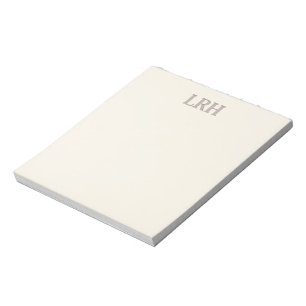 Minimalist Monogram Bridesmaid Notepad
