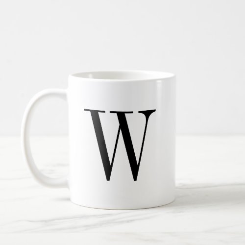 Minimalist Monogram Coffee Mug