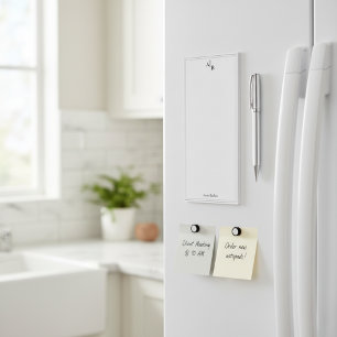 Minimalist Monogram Magnetic Notepad