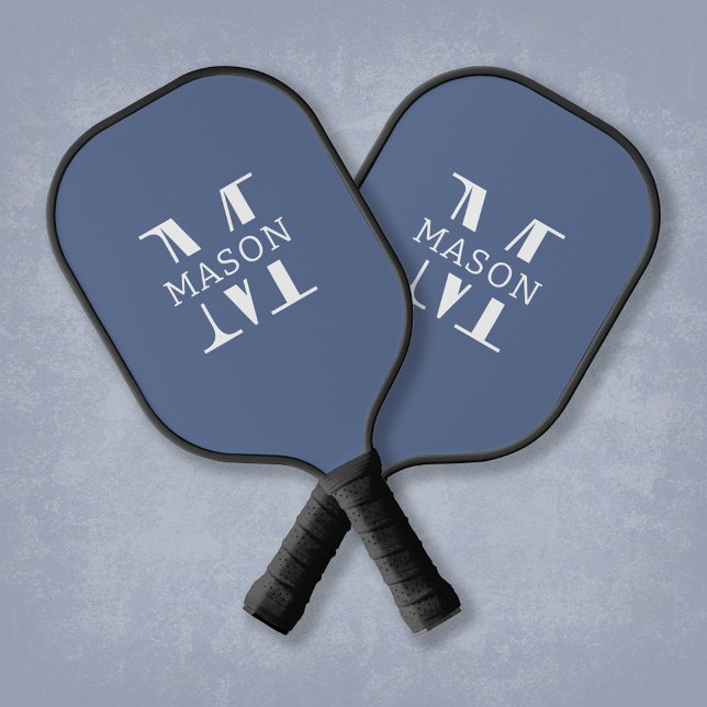 Minimalist Monogram Personalized Pickleball Paddle (Creator Uploaded)