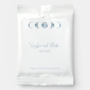Minimalist Moon Phases Celestial Cocoa Drink Mix