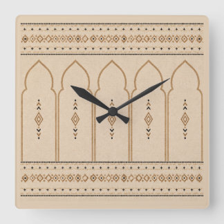Minimalist Moroccan Arch Wall Clock