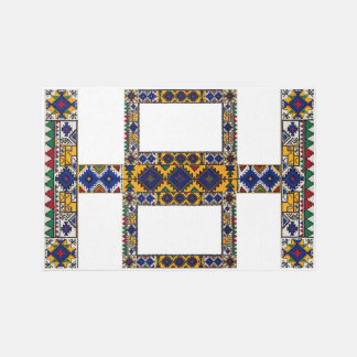 Minimalist Moroccan Berber Geometric Area Rug - Tr