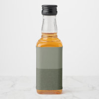 Minimalist Moss Green Gradient Label – Customize