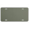 Minimalist Moss Green License Plate – Customizable