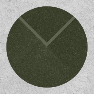 Minimalist Moss Green V-Patch – Customizable Patch