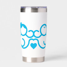 Minimalist Mother and Baby Heart Line Art Gift