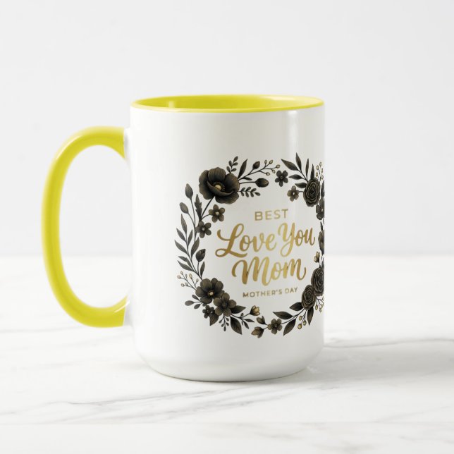 Minimalist Mother Earth Coffee Mug (Left)