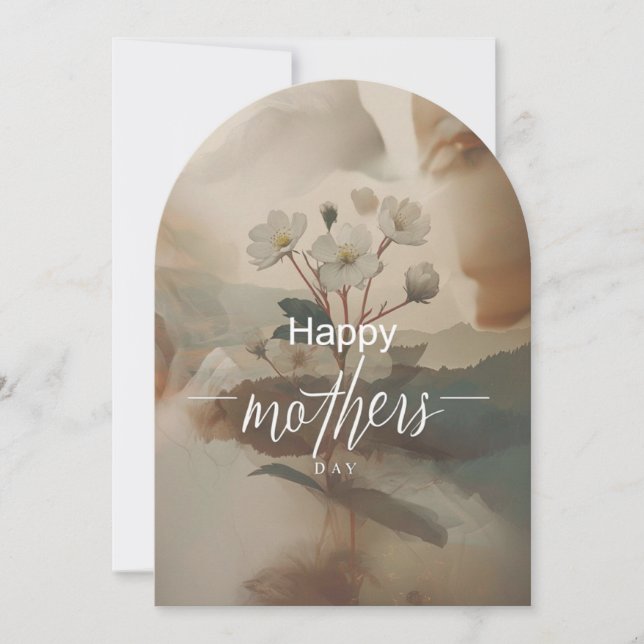 Minimalist Mother's Day Card  (Front)