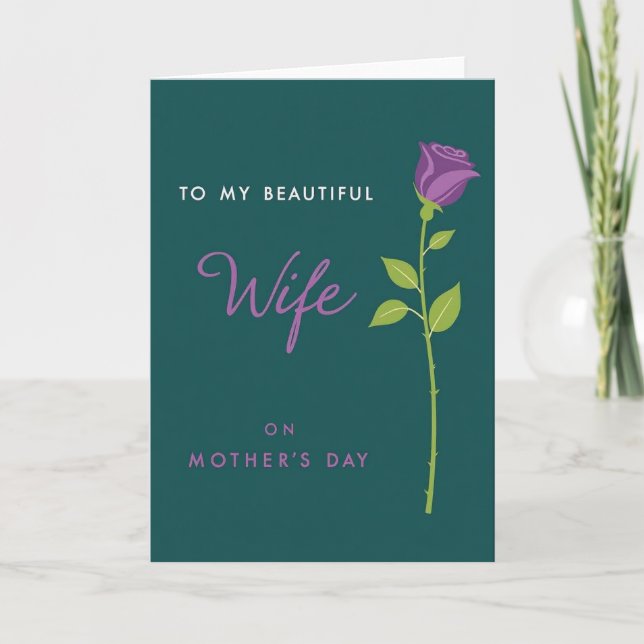 Minimalist Mothers Day Design Card (Front)
