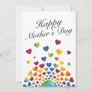 Minimalist Mothers Day Design Invitation