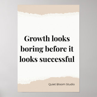 Minimalist Motivational Quote Poster 