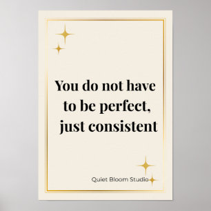 Minimalist Motivational Quote Poster