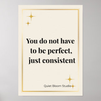 Minimalist Motivational Quote Poster 