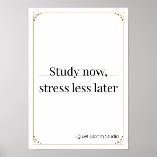 Minimalist Motivational Quote Poster