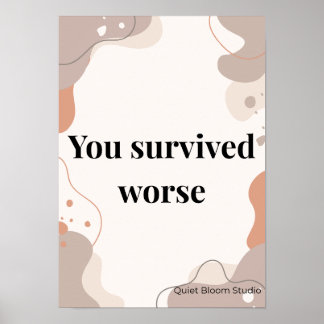 Minimalist Motivational Quote Poster 