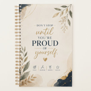 Minimalist Motivational Spiral Notebook