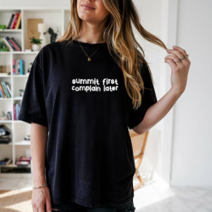 Minimalist Mountain Shirt Simple Line Design