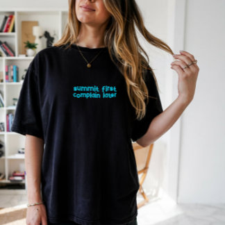 Minimalist Mountain Shirt Simple Line Design