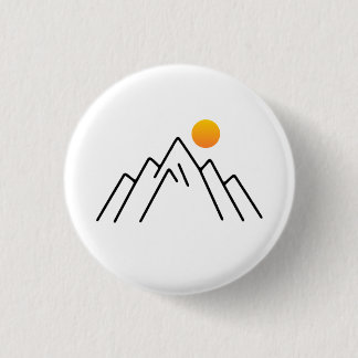 Minimalist Mountains: A Nature-Inspired Design Button