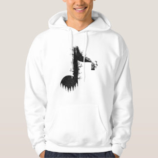 Minimalist Music Life for listen to song of Nature Hoodie