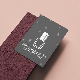 Minimalist Nail Salon Poster
