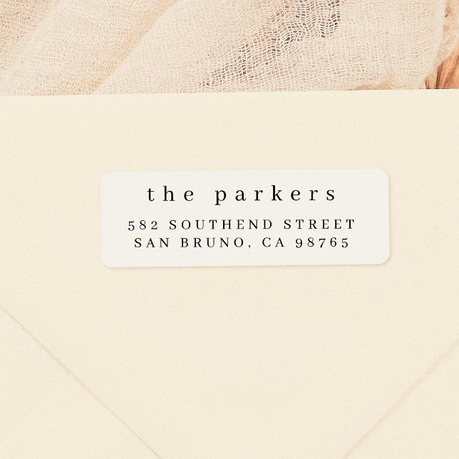 Minimalist Name & Address Label (Creator Uploaded)