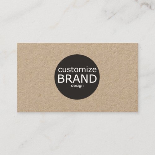 Minimalist Natural Professional Logo Business Card