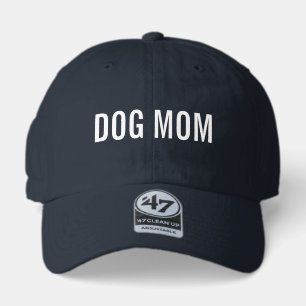 Minimalist Navy and White Dog Mom or Dog Lover 47 Brand Hat