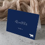 Minimalist | Navy Beef Meal Option Place Cards