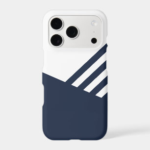Minimalist Navy Blue and White phone cases