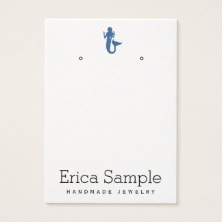 Minimalist Navy Blue Mermaid Jewelry Display