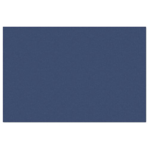 Minimalist Navy Blue  Plain Solid Color   Tissue Paper