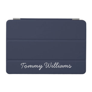 Minimalist Navy Blue Professional Simple iPad Mini Cover