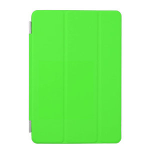 Minimalist Neon Green Solid Color iPad Mini Cover