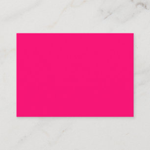 Minimalist Neon Pink Enclosure Card – Customizable