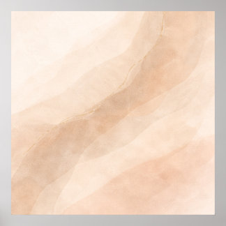 Minimalist Neutral Abstract Wall Art – Beige Organ