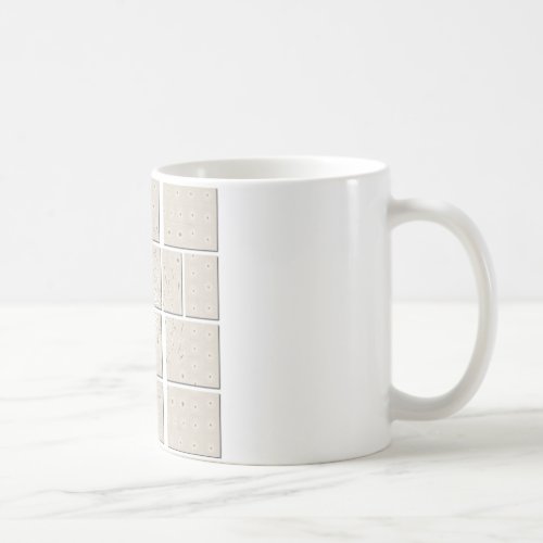 Minimalist Neutral Geometric Beige Tonal Design Coffee Mug