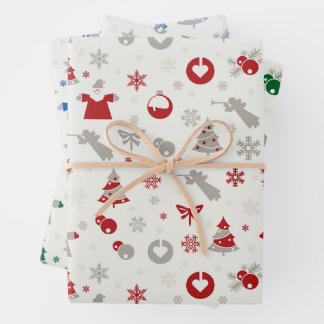 Minimalist Nordic Christmas Wrapping Sheets
