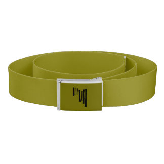 Minimalist Nordic Timber Abstract Belt