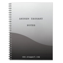 Minimalist Notebook with simple gray design