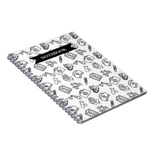 Minimalist Nursing Student Study Notebook