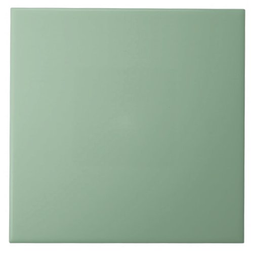 Minimalist Nurturing  Green Plain Solid Color    Ceramic Tile