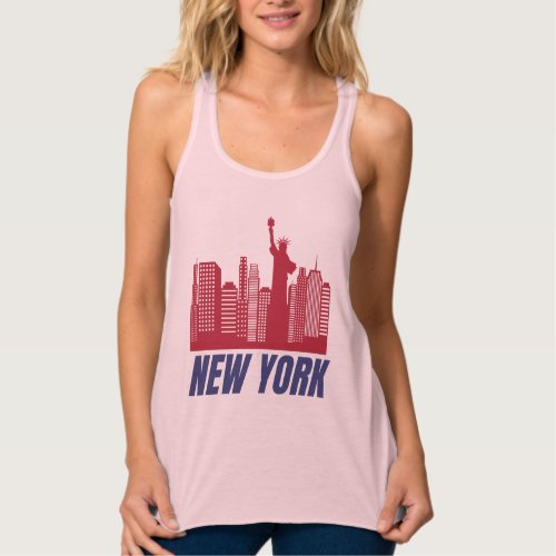 Minimalist NYC and its symbolic status of freedom Tank Top