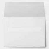 Elegant Ivory Minimalist A7 5x7 Wedding Envelope