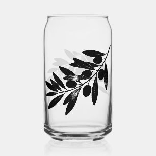 Minimalist Olive Branch Glass
