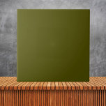 Minimalist Olive Moss Green Plain Simple Color  Ceramic Tile<br><div class="desc">Minimalist Olive Moss Green Plain Simple Color</div>
